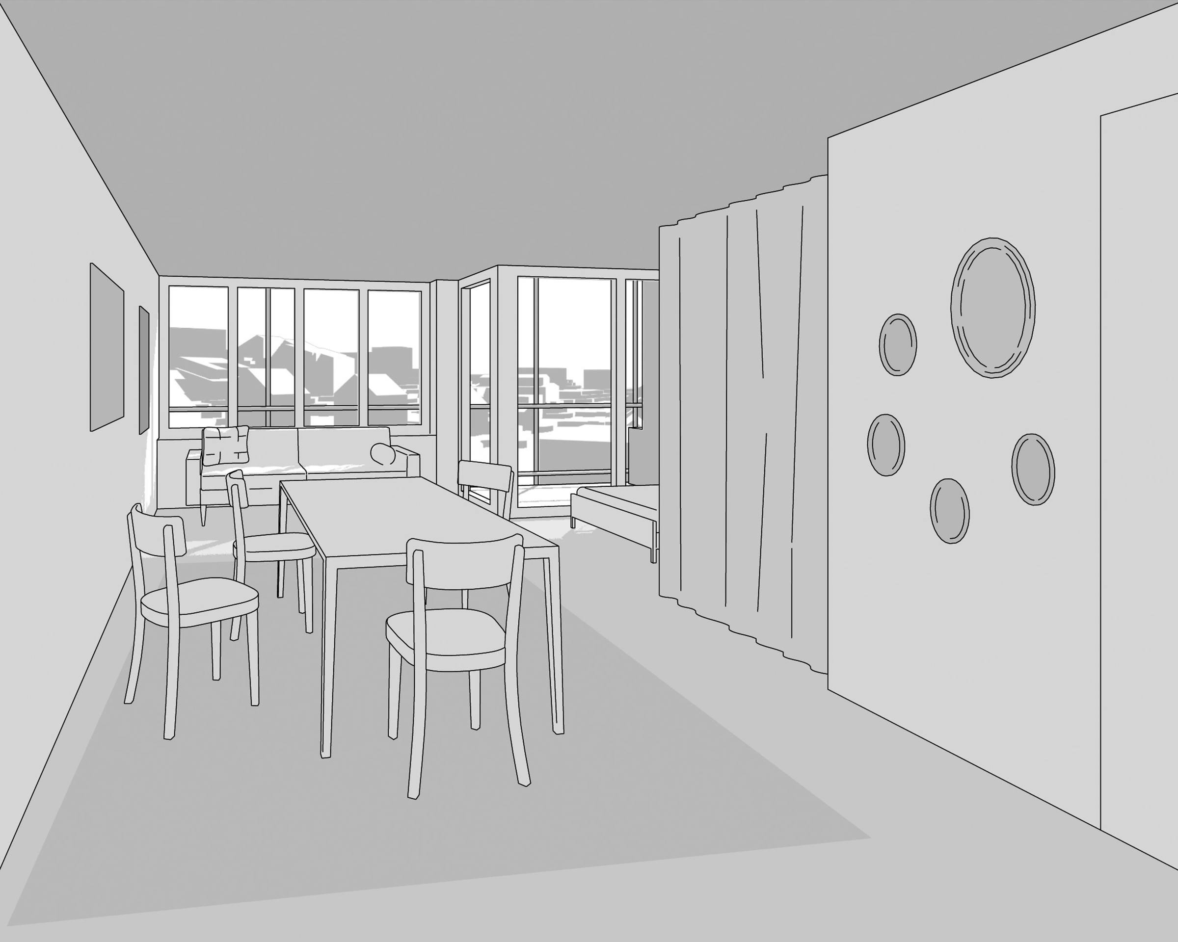 2.5-Zimmer Standardwohnung mit Schlafnische und Balkon